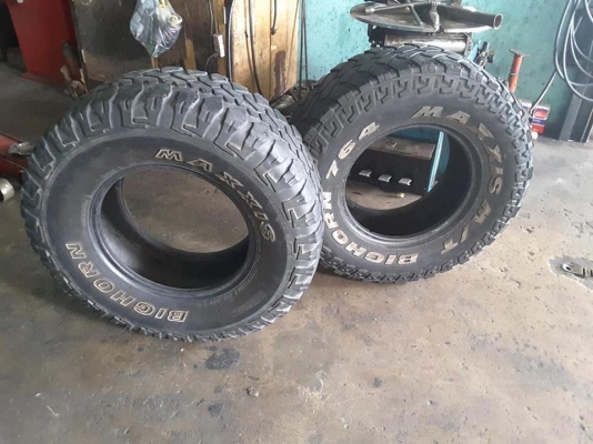 เศษยาง Maxxis MT 31-10.5-15 ปี 13 สภาพดี มี 2เส้น เศษยาง Maxxis MT 31-10.5-15 ปี 13 สภาพดี มี 2เส้น