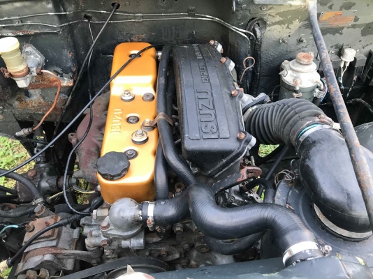 เครื่องอีซูซุ มังกรทอง 2500 ซีซี90 แรงม้า เครื่องสภาพดี พร้อมใช้ ไม่มีใบ