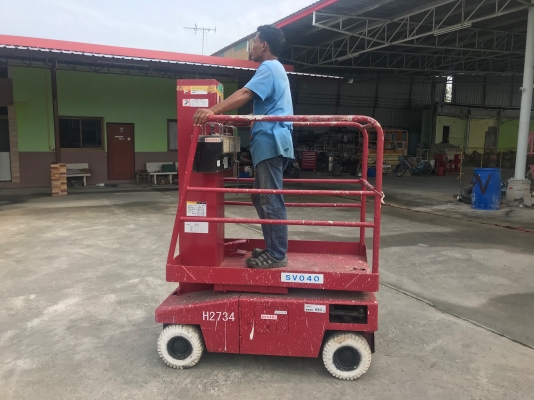 ขายรถกระเช้าไฟฟ้าสูง4เมตรรถนอกนำเข้า สภาพพร้อมใช้งาน Line: Jiraroj2909