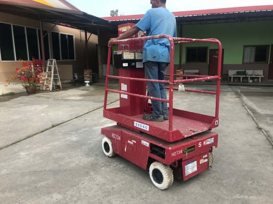 ขายรถกระเช้าไฟฟ้าสูง4เมตรรถนอกนำเข้า สภาพพร้อมใช้งาน Line: Jiraroj2909