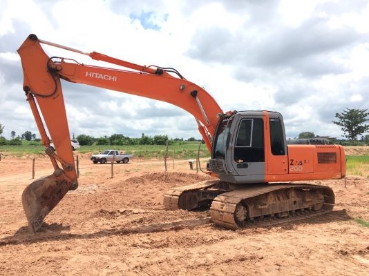 แบคโฮ ยี่ห้อ HITACHI   รุ่น ZX 200-1 รถใช้งาน 9,299 ชั่วโมง มีเล่มทะเบียน