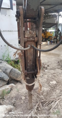 FROM JAPANขายถูกด่วนๆหัวกระแทกBREAKER*สำหรับใส่รถขุดไซค์40,45,50,55 /สลัก40-45 มิล/(ทดสอบแล้วใช้งานได้จริง) ราคาเพียง 62,000 บาท