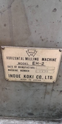 29,000 บ.โทร 083-2000058 LINE ID: line832923 HORIZONTAL MILLING เครื่องกัดแนวนอนจากญี่ปุ่นยี่ห้อ INO