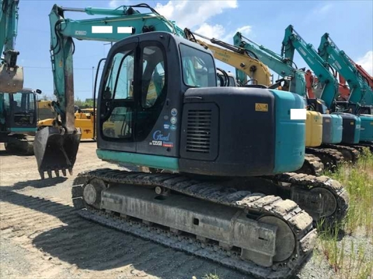 KOBELCO SK135SR-1ES # YY04-10213 มีลายต่อหัวเจาะ มือสองญี่ปุ่น