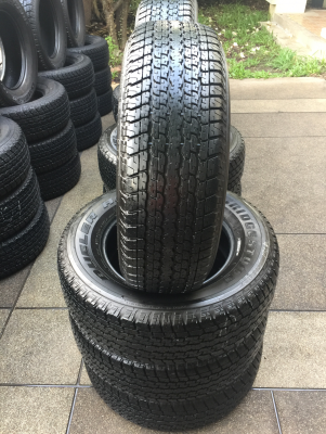 ยางน้องๆป้ายแดง Bridgestone 245 70 16 ปี18 มีให้เลือก 10ชุด ดอกเต็ม ไม่มีปะ เนื้อนิ่มๆ ใช้ยาว ราคาไม