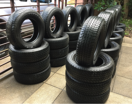 ยางน้องๆป้ายแดง Bridgestone 245 70 16 ปี18 มีให้เลือก 10ชุด ดอกเต็ม ไม่มีปะ เนื้อนิ่มๆ ใช้ยาว ราคาไม ยางน้องๆป้ายแดง Bridgestone 245 70 16 ปี18 มีให้เลือก 10ชุด ดอกเต็ม ไม่มีปะ เนื้อนิ่มๆ ใช้ยาว ราคาไม