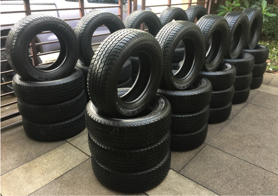 ยางน้องๆป้ายแดง Bridgestone 245 70 16 ปี18 มีให้เลือก 10ชุด ดอกเต็ม ไม่มีปะ เนื้อนิ่มๆ ใช้ยาว ราคาไม ยางน้องๆป้ายแดง Bridgestone 245 70 16 ปี18 มีให้เลือก 10ชุด ดอกเต็ม ไม่มีปะ เนื้อนิ่มๆ ใช้ยาว ราคาไม