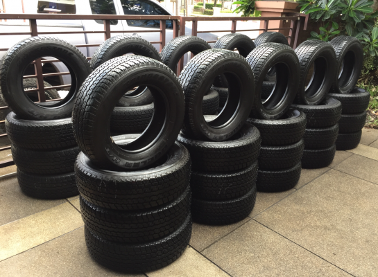 ยางน้องๆป้ายแดง Bridgestone 245 70 16 ปี18 มีให้เลือก 10ชุด ดอกเต็ม ไม่มีปะ เนื้อนิ่มๆ ใช้ยาว ราคาไม ยางน้องๆป้ายแดง Bridgestone 245 70 16 ปี18 มีให้เลือก 10ชุด ดอกเต็ม ไม่มีปะ เนื้อนิ่มๆ ใช้ยาว ราคาไม