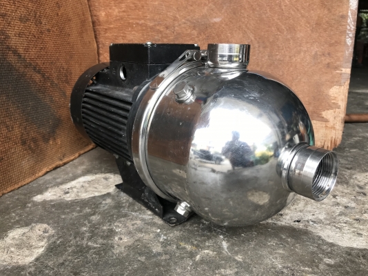 ขายปั๊มน้ำแรงดันสูงหัวสแตนเลส Groundfos 3HP. 380V made in Germany สภาพสวยเดิมๆ หมุนนิ่ม พร้อมใช้งาน