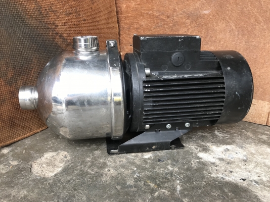 ขายปั๊มน้ำแรงดันสูงหัวสแตนเลส Groundfos 3HP. 380V made in Germany สภาพสวยเดิมๆ หมุนนิ่ม พร้อมใช้งาน