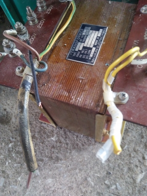 หม้อแปลงไฟ220vออก100v. 600va
