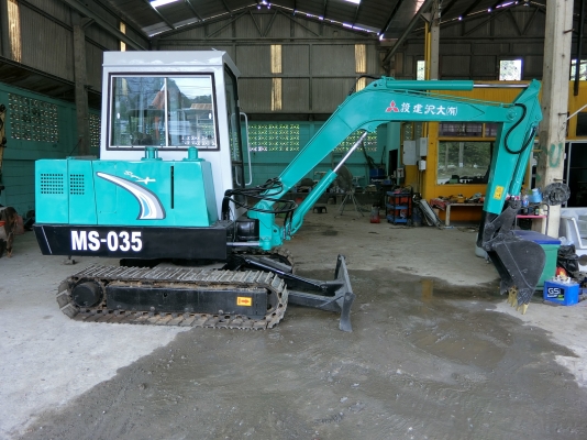 MITSUBISHI MS035  รถเก่านอกแท้ไม่เคยใช้งานในไทย เครื่องปั้มดี ระบบไว เอวแน่น ช่วงล่างเต็ม สภาพเช็คพร้อมใช้งาน เอกสารอินวอยครบ  ราคา290,000บาทต่อลองได้ สนใจติดต่อ096-541-1713 วัชรัตน์ รถขุดดีมีคุณภาพต้อง #ร้านแสนเจริญแทรกเตอร์ (เจ้าของขายเองโดยตรง)