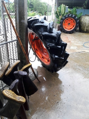 กะทะล้อหลังรถไถ ขอบ 32 ใช้กับรถ M6000, M5000