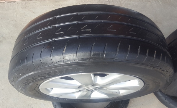 ล้อTOYOTA Aitis ขอบ15  5รู100 พร้อมยาง 4 ล้อ