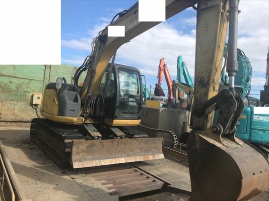 KOBELCO SK135SR-1ES #YY04-10140 พร้อมใบมีด ลายหัวเจาะ นำเข้าจากญี่ปุ่น โทร. 080-6565422 (หนิง)