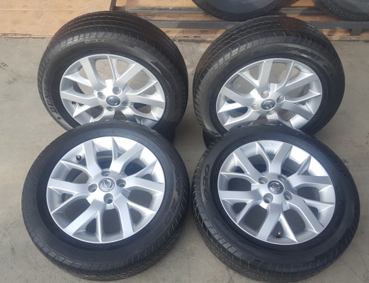 ขายล้อ Nissan Note ขอบ15 ยาง185/60/15 ปี 16  4  ล้อ