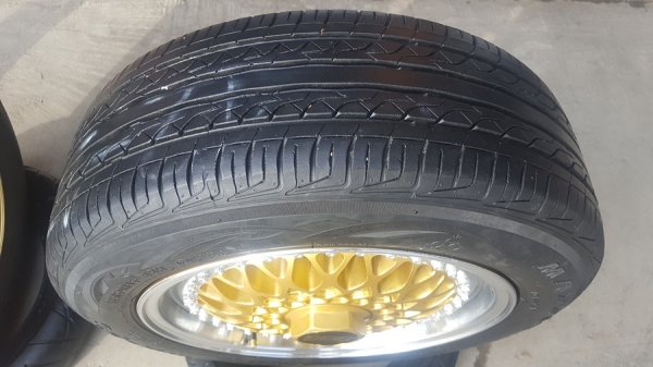 ล้อมือ2 BBS ขอบ15 4รู100 กว้าง7 พร้อมยาง 4 ล้อ ล้อมือ2 BBS ขอบ15 4รู100 กว้าง7 พร้อมยาง 4 ล้อ