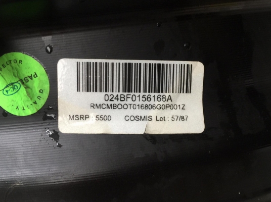 ปล่อยล้อ Cosmis BOOT หยดน้ำตัวใหม่สุด ขอบ16x8 off 0