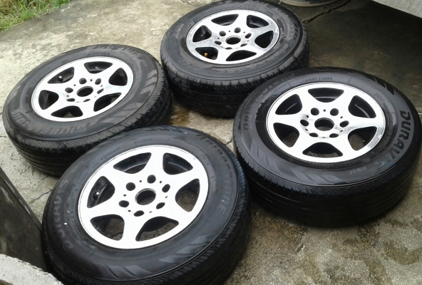 แม็กกระบะ ขอบ15 -6รู139 รัดยาง215-70-15 ปี15