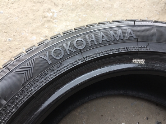 ยาง Yokohama 195-55-15 ปี 16 ครบชุด 4 เส้น 2200 สวยๆไม่บวมไม่กินข้างดอกยางเหลือเยอะเอาไปวิ่งกันใด้อี ยาง Yokohama 195-55-15 ปี 16 ครบชุด 4 เส้น 2200 สวยๆไม่บวมไม่กินข้างดอกยางเหลือเยอะเอาไปวิ่งกันใด้อี