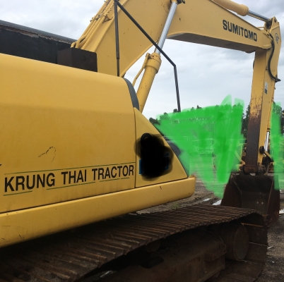 ขายแบคโฮ Sumitomo210-5 ใช้งานมา7000ซ.ม. เอกสาร ท.บ ปี57