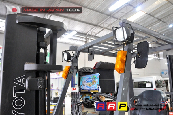 ขายรถโฟล์คลิฟท์มือสอง TOYOTA รุ่น 6FD30-33023 นำเข้าจากประเทศญี่ปุ่น 100\% ไม่เคยใช้งานในไทย