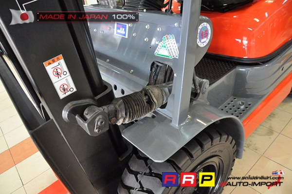 ขายรถโฟล์คลิฟท์มือสอง TOYOTA รุ่น 6FD30-33023 นำเข้าจากประเทศญี่ปุ่น 100\% ไม่เคยใช้งานในไทย