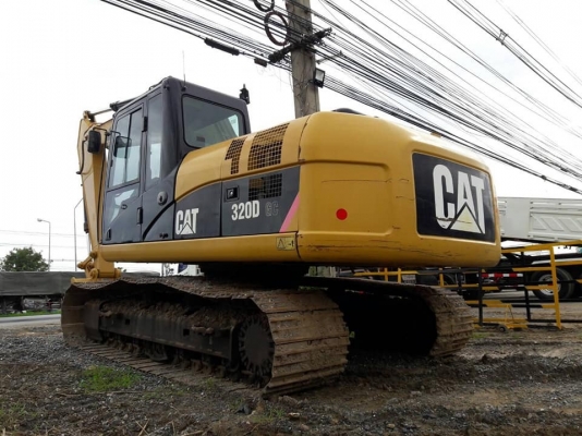 รถแบ็คโฮ CAT 320D เครื่อง/ปั๊มเดิม ไฟฟ้าครบ เอวแน่น ช่วงล่างเต็ม ไม่โหลด เอกสารพร้อม
