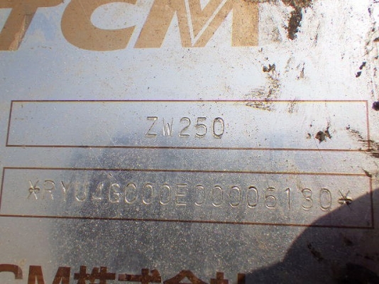 ขายรถตัก ยี่ห้อTCM รุ่น ZW250 ขายรถตัก ยี่ห้อTCM รุ่น ZW250