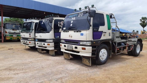 6ล้อหัวลาก.ช่วงต่อดั้มใด้ Hino.FF1J240แรงเทอร์โบอินเตอร์ ช่วงต่อดั้มใด้สวยๆมี3คัน