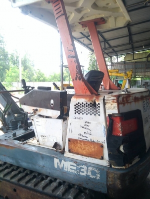รถแบคโฮ MITSUBISHI ME30 รถเก่านอกนำเข้า ยังไม่เคยใช้งานในไทย เครื่องดี ปั๊มดี มีไลน์หัวกระแทก แท็กหนา รถสภาพดี พร้อมใช้งาน มีเอกสารใบอินวอยซ์