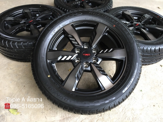 ล้อแม็กป้ายแดง All New Fortuner TRD ขอบ 20 พร้อมยางป้ายแดง 265-50-20 Dunlop ปี 18 แม็กสวยกริ๊บ ตุ่มอลัง