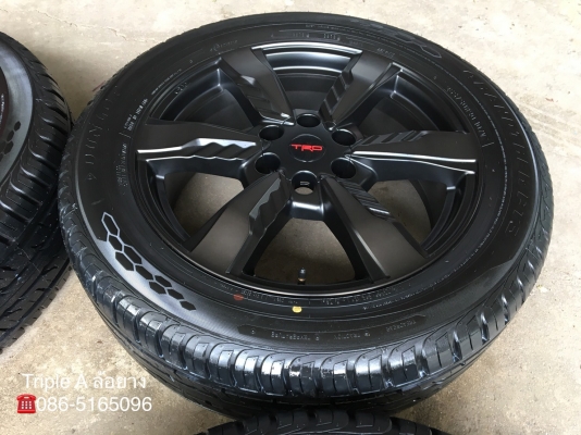 ล้อแม็กป้ายแดง All New Fortuner TRD ขอบ 20 พร้อมยางป้ายแดง 265-50-20 Dunlop ปี 18 แม็กสวยกริ๊บ ตุ่มอลัง