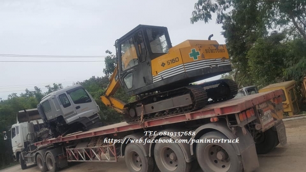 FROM JAPANขายถูกด่วนๆรถขุดSUMITOMO - S160(เทียบเท่าPC60-5)เครื่องยนต์ ISUZU-4JB1/ปั๊มนิ้ว/มีเก๋ง/สินค้าเก่านอก