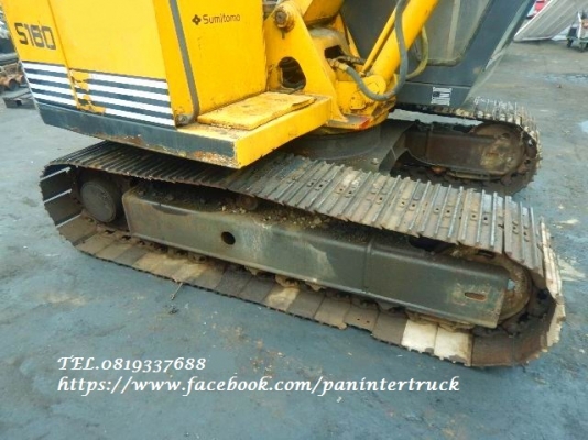 FROM JAPANขายถูกด่วนๆรถขุดSUMITOMO - S160(เทียบเท่าPC60-5)เครื่องยนต์ ISUZU-4JB1/ปั๊มนิ้ว/มีเก๋ง/สินค้าเก่านอก