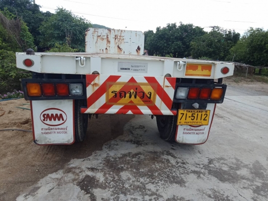 ขายลูกพ่วง สามมิต พื้นเลียบ 2 เพลายาว 6.50 กว้าง 2.48 เมตร ปี56 ขายลูกพ่วง สามมิต พื้นเลียบ 2 เพลายาว 6.50 กว้าง 2.48 เมตร ปี56