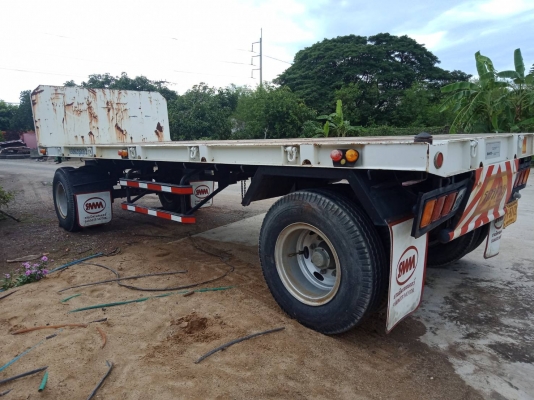 ขายลูกพ่วง สามมิต พื้นเลียบ 2 เพลายาว 6.50 กว้าง 2.48 เมตร ปี56 ขายลูกพ่วง สามมิต พื้นเลียบ 2 เพลายาว 6.50 กว้าง 2.48 เมตร ปี56