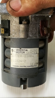 600 บ.โทร 083-2000058 LINE ID: line832923 มอเตอร์ดีซีกำลังสูง ยี่ห้อ yaskawa ใช้ไฟ12V และได้ถึง48V