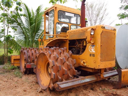 รถดันดินล้อหนาม Caterpillar 816 พร้อมลุยงาน