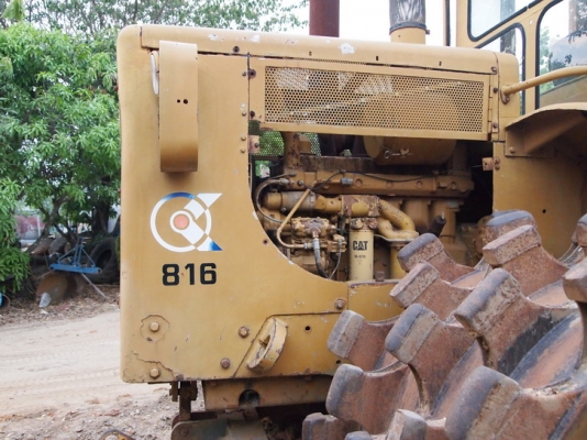 รถดันดินล้อหนาม Caterpillar 816 พร้อมลุยงาน