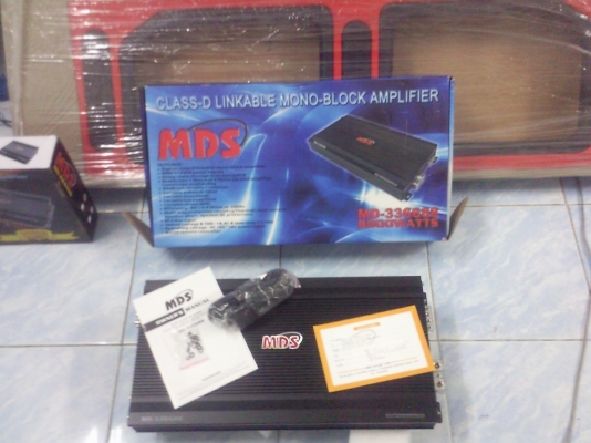 ขายPOWER MDS MD336688 CLASS D 8000W ของใหม่ราคา 5850บาท