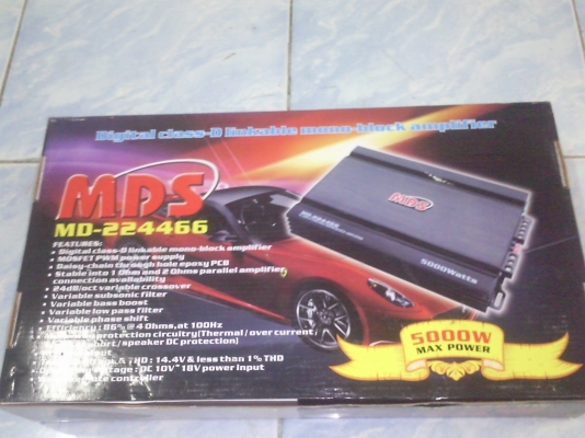 ถูกกว่าที่อื่นด่วนตัวสุดท้ายแล้วขายส่งแบบถูกสุดๆเพาว์เวอร์Class-D MDS 5000 w ของใหม่ ราคา 2450 บาท ถูกกว่าที่อื่นด่วนตัวสุดท้ายแล้วขายส่งแบบถูกสุดๆเพาว์เวอร์Class-D MDS 5000 w ของใหม่ ราคา 2450 บาท
