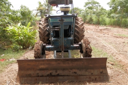 รถไถนาFORD 6600 เสื้อเรียบ ปั้มแบน ผาน7+ดันหน้า