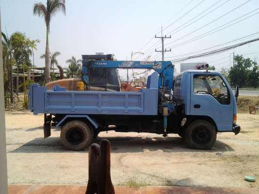 ขายด่วน..รถหกล้อ ISUZU NPR ปี 38 ติดเครน TADANO 2.5 ตัน รถสวย พร้อมใช้ มีทะเบียนครบ ราคาต่อรองได้.