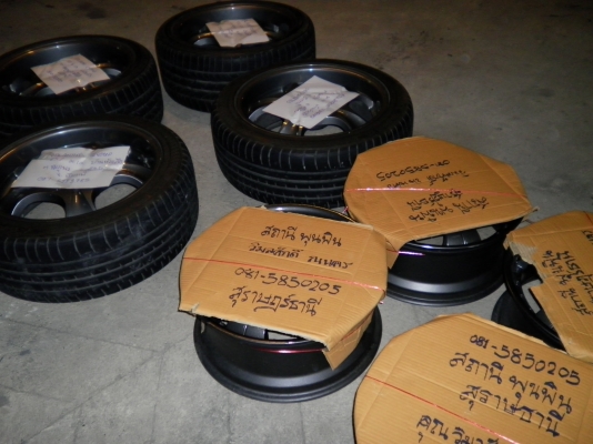 แม็ก18 สวย4-100-114 กว้าง7.5 งานนอก เจเปน แท้