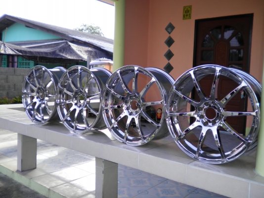 แม็ก18 สวย4-100-114 กว้าง7.5 งานนอก เจเปน แท้