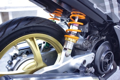 ขาย YAMAHA NOUVO MX ปี 49 สีดำ ล้อแม็ก