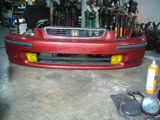 ขายกันชนหน้า ซีวิคตาโต+สปอร์ตไลท์เหลี่ยม โทร.089-777-7697