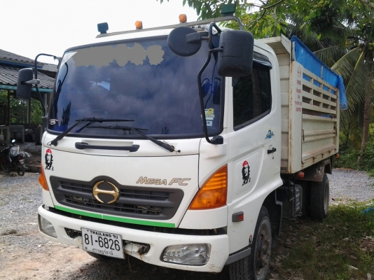 HINO MEGA 175 Hp ดั้มพ์สามมิตร ปี51 เลขไมล์ 58000 โล (ทีมงานรถคุณภาพ)