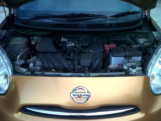 2010 NISSAN, MARCH 1.2 E   สีสวย เกียร์ออโต้